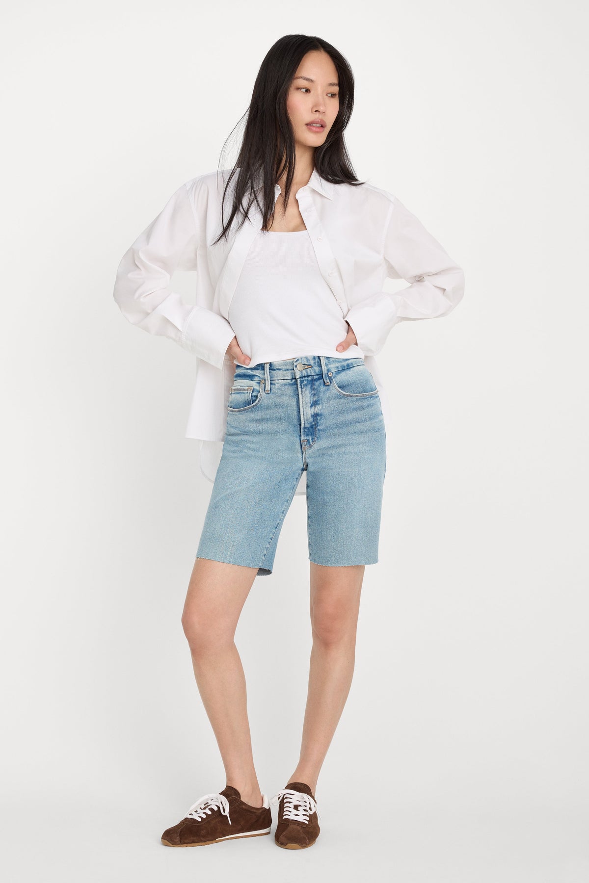 GOOD BOY BERMUDA SHORTS INDIGO382