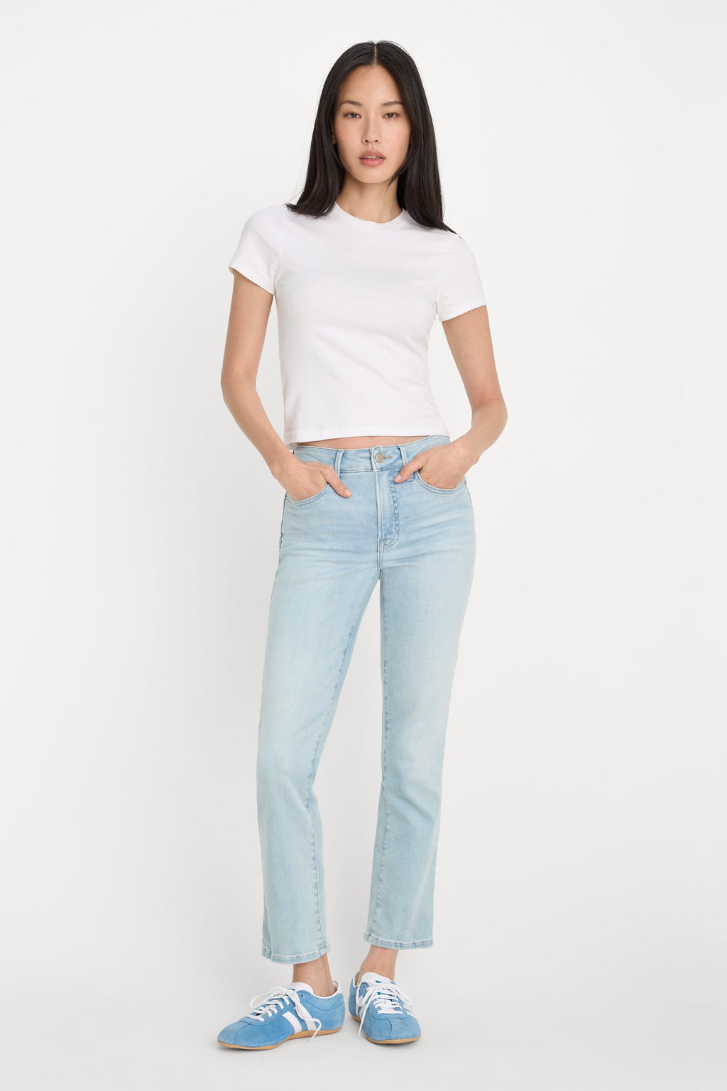SOFT TECH GOOD LEGS STRAIGHT JEANS INDIGO1275