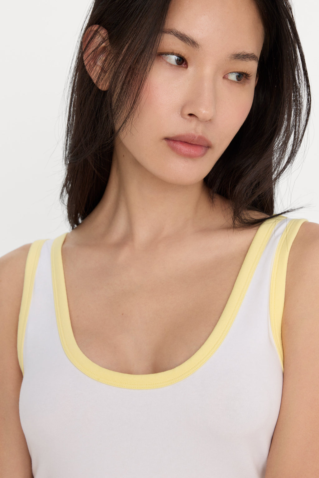 SUPER STRETCH RINGER TANK WHITE001
