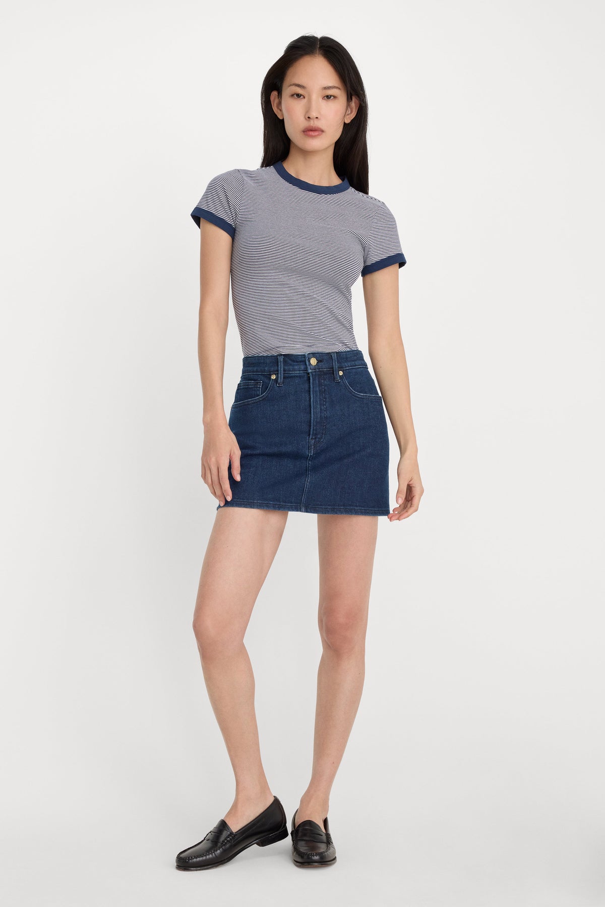 GOOD 90S MINI SKIRT INDIGO1169