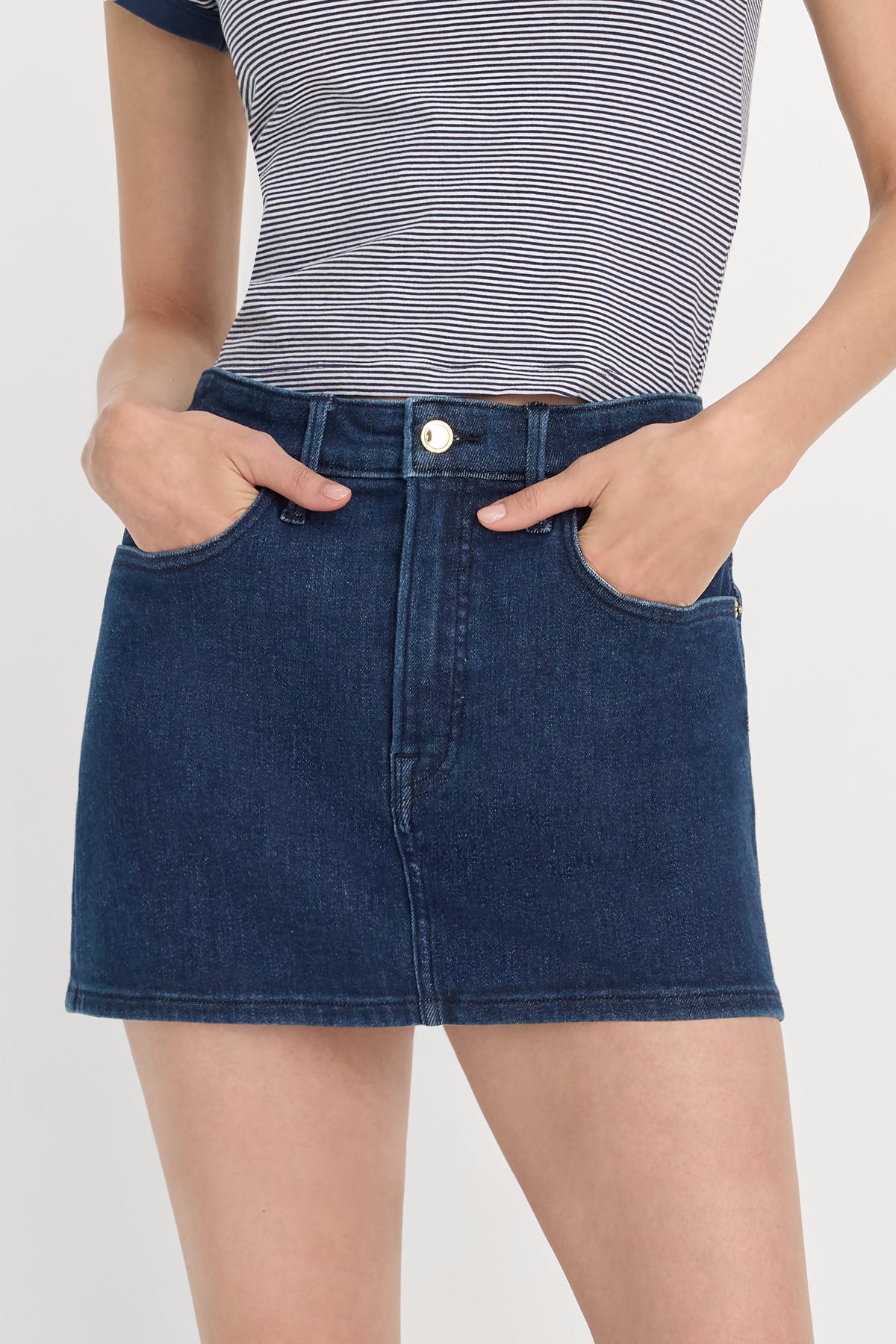 GOOD 90S MINI SKIRT INDIGO1169