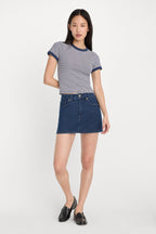 THE RINGER BABY TEE HORIZON STRIPE