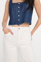 GOOD TRUE STRAIGHT JEANS WHITE001