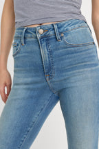 SOFT TECH GOOD LEGS CROP MINI BOOT JEANS INDIGO1210