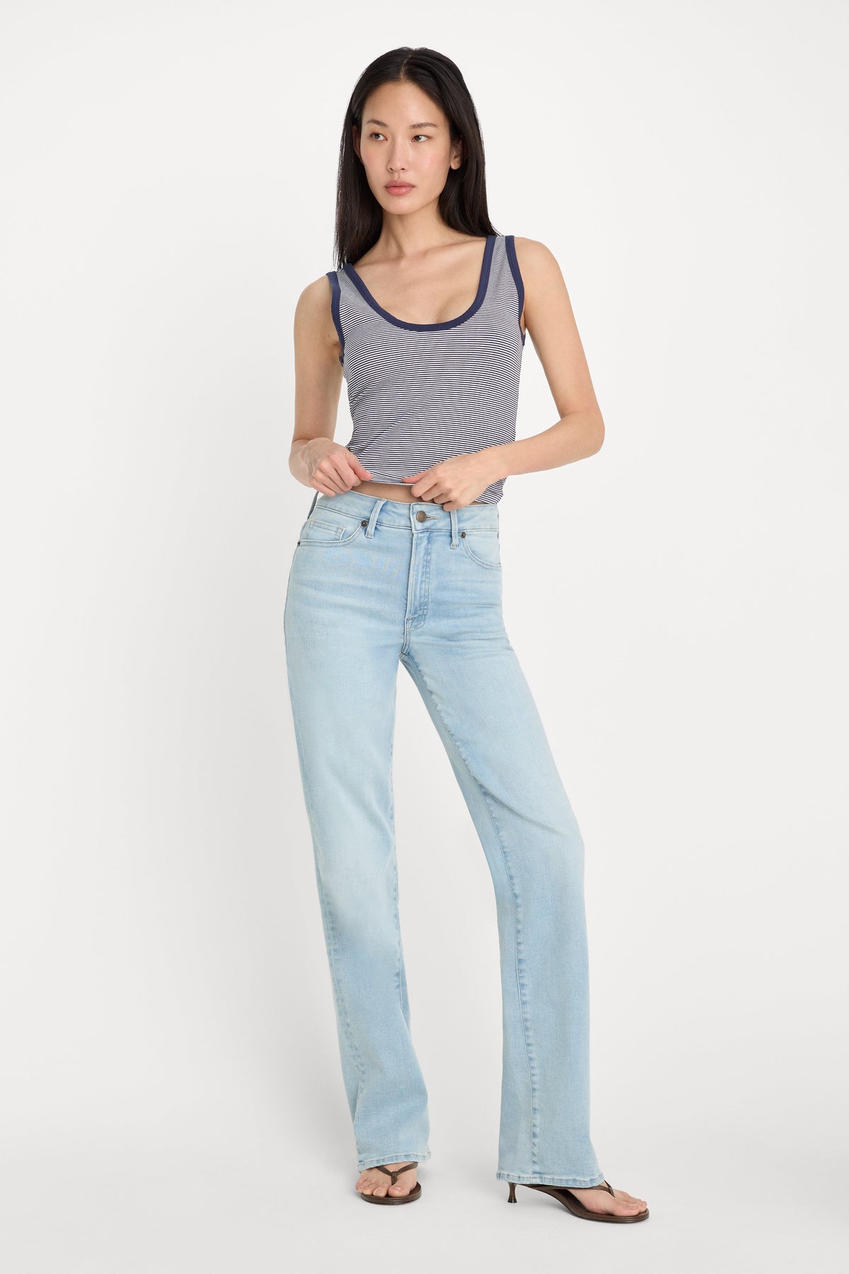 SOFT TECH GOOD TRUE STRAIGHT JEANS INDIGO1130