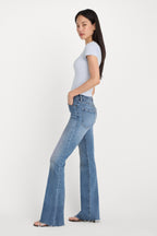 SOFT TECH GOOD LEGS FLARE JEANS INDIGO1211