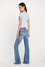 SOFT TECH GOOD LEGS FLARE JEANS INDIGO1211