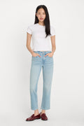 GOOD ICON STRAIGHT ANKLE JEANS INDIGO1137