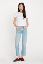 GOOD ICON STRAIGHT ANKLE JEANS INDIGO1137