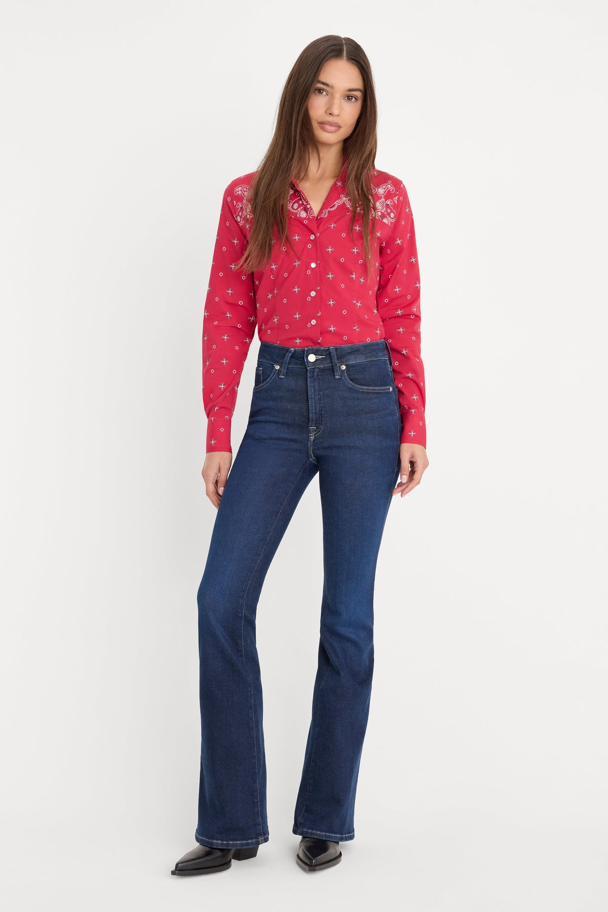 DOLLY JOLEANS GOOD LEGS FLARE JEANS INDIGO1193