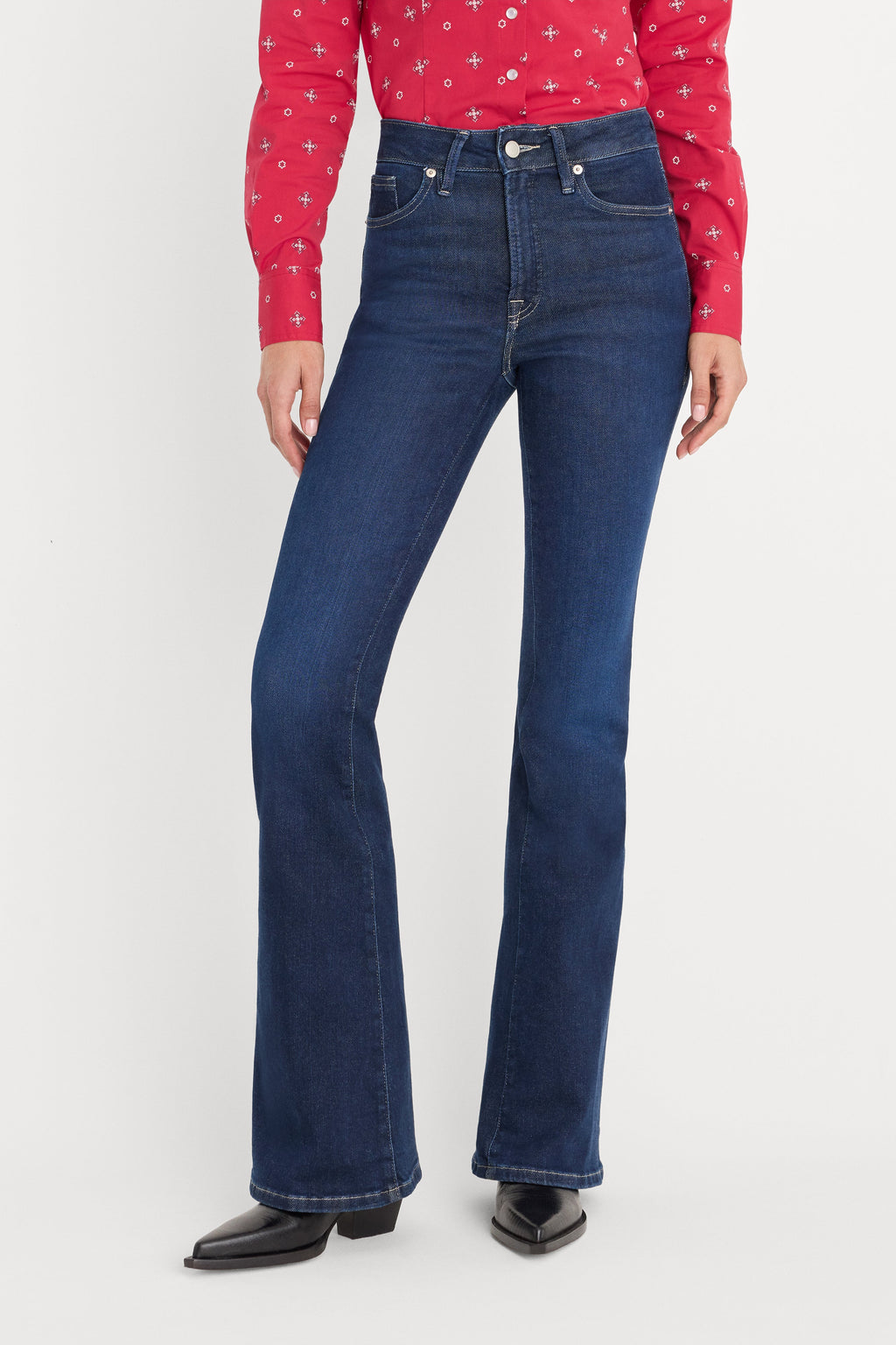 DOLLY JOLEANS GOOD LEGS FLARE JEANS INDIGO1193