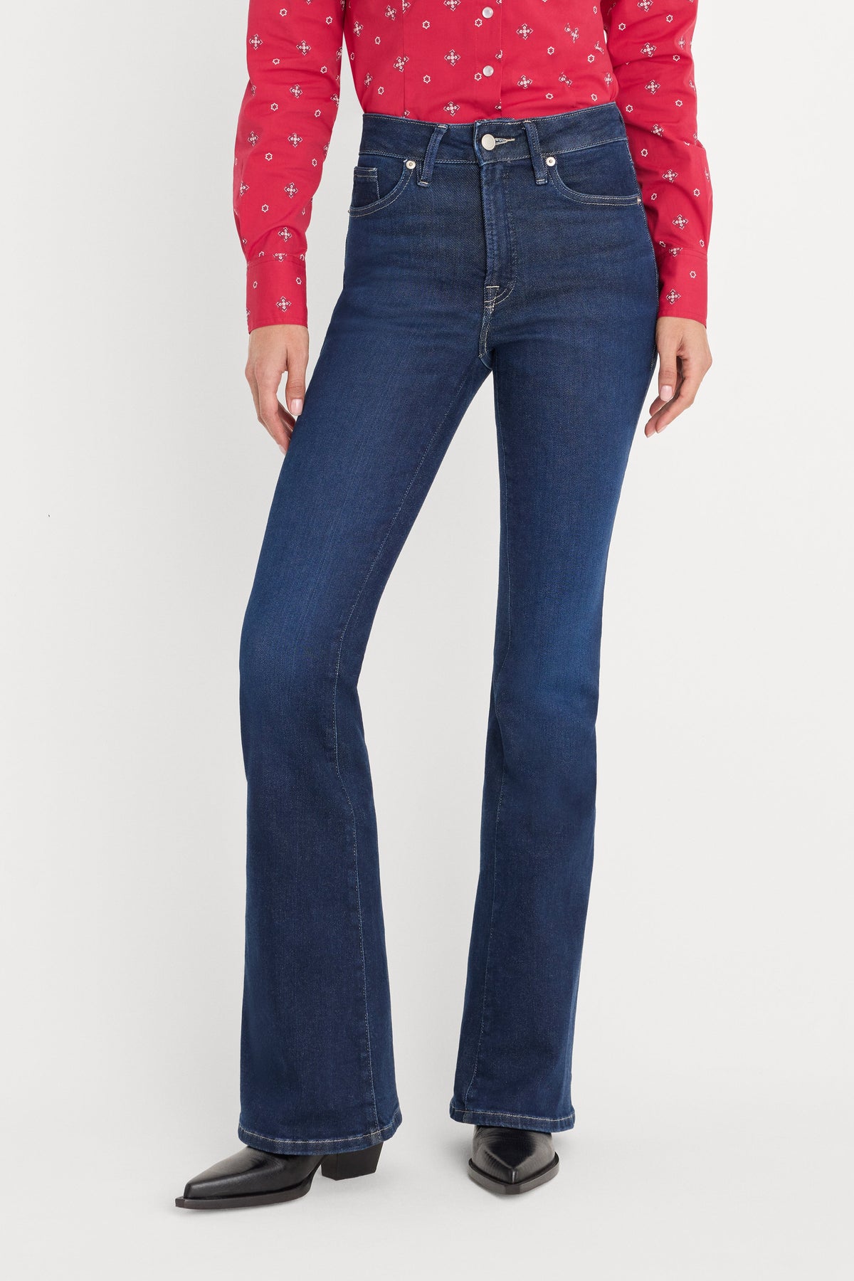 DOLLY JOLEANS GOOD LEGS FLARE JEANS INDIGO1193