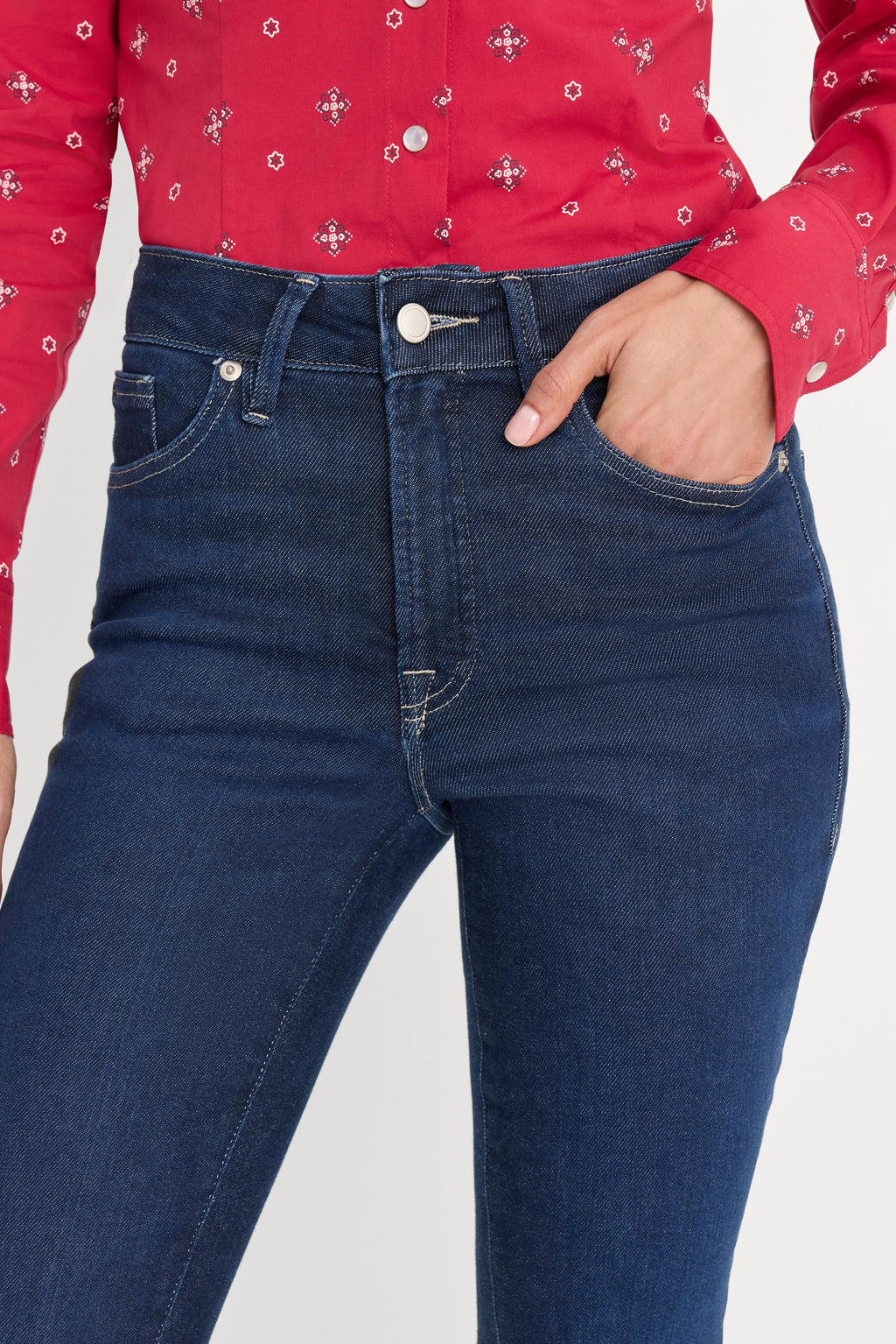 DOLLY JOLEANS GOOD LEGS FLARE JEANS INDIGO1193