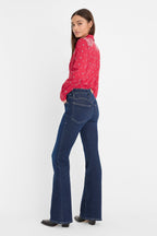 DOLLY JOLEANS GOOD LEGS FLARE JEANS INDIGO1193