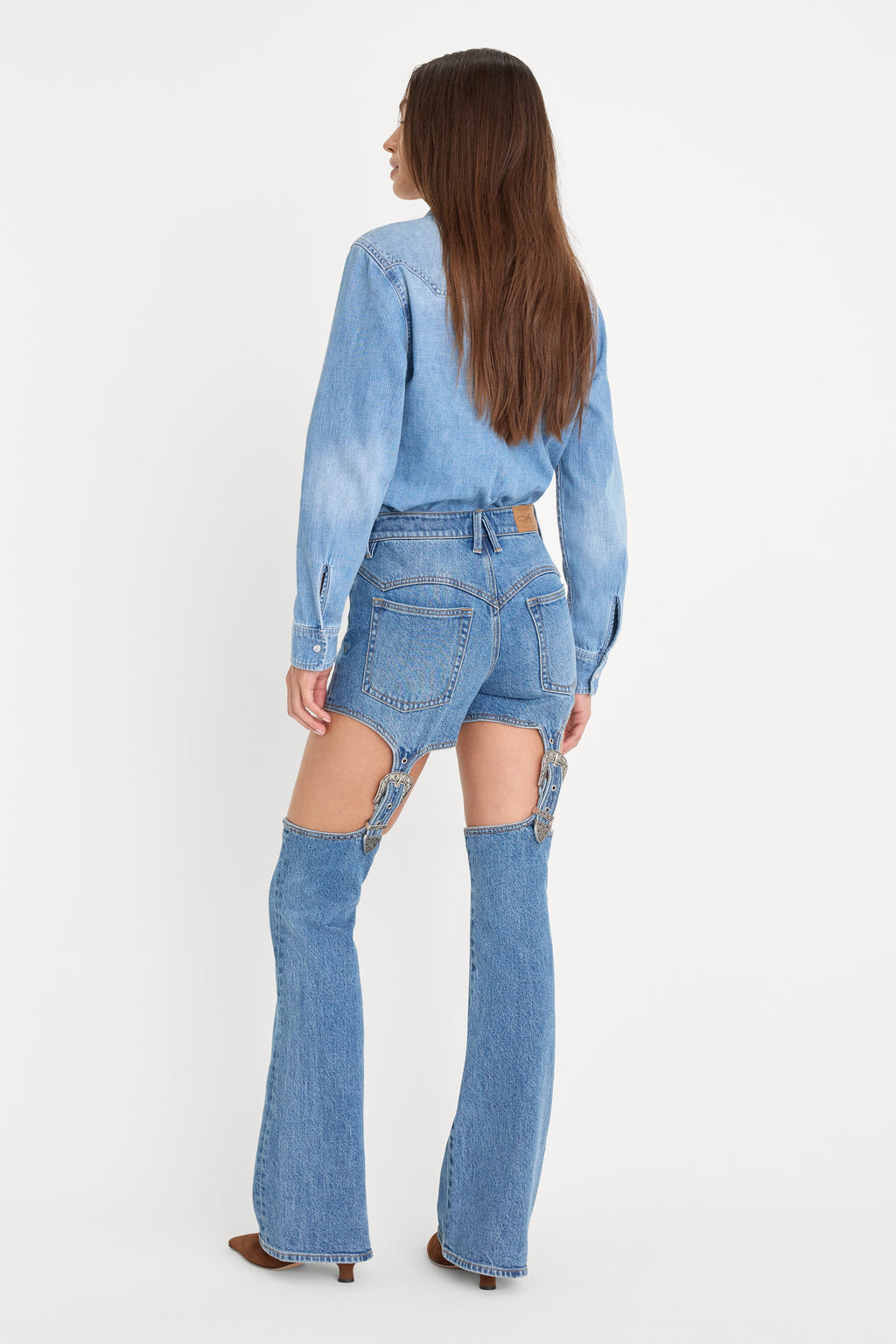 DOLLY JOLEANS BOOTCUT HIGH RISE JEANS INDIGO1200