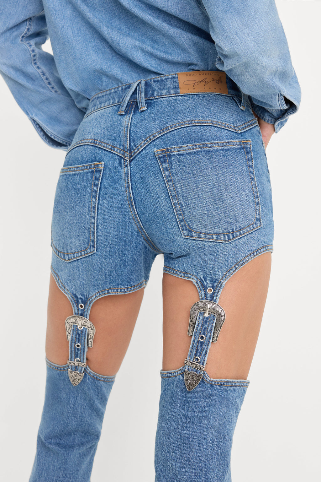 DOLLY JOLEANS BOOTCUT HIGH RISE JEANS INDIGO1200