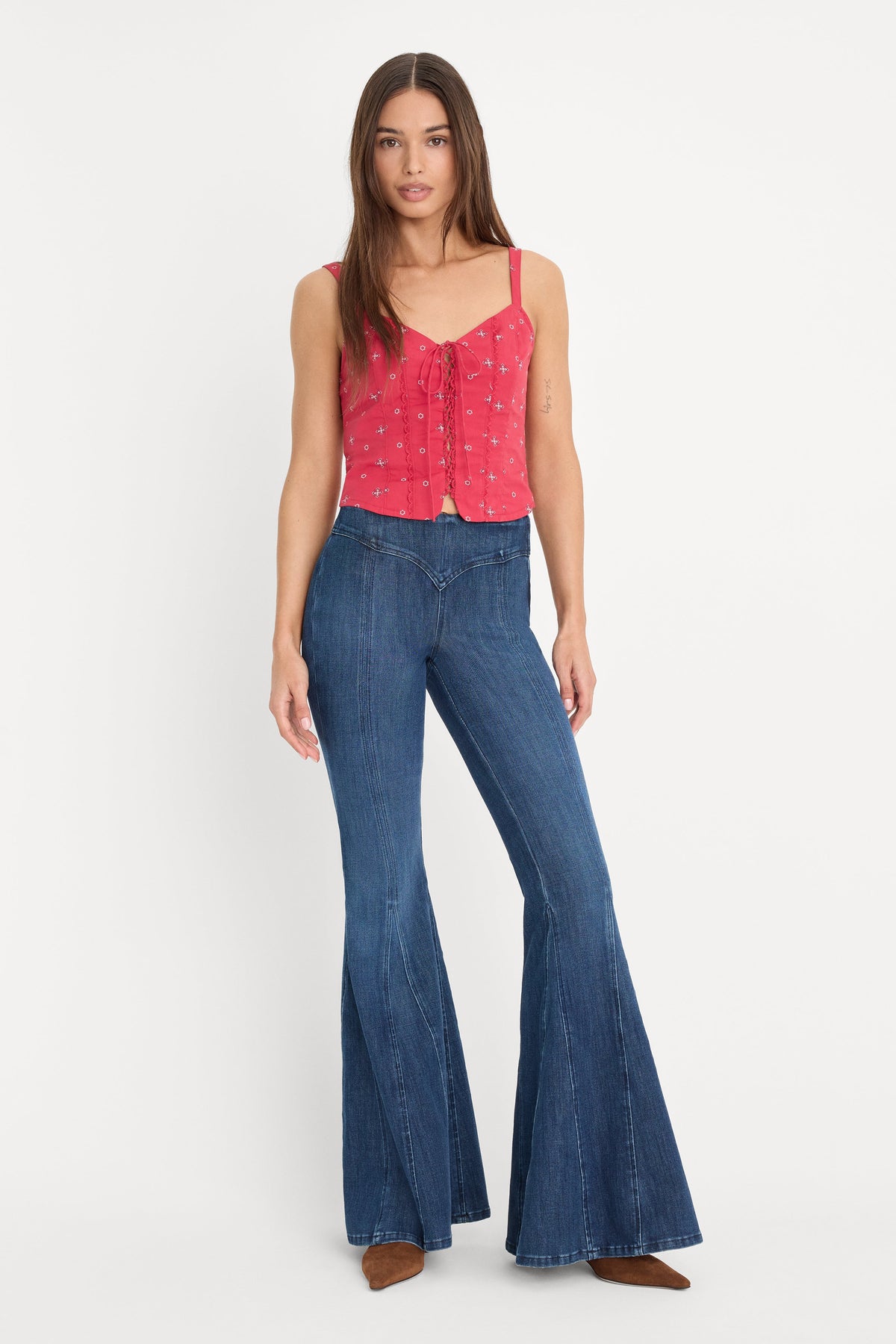 DOLLY JOLEANS EXTREME FLARE JEANS INDIGO1196