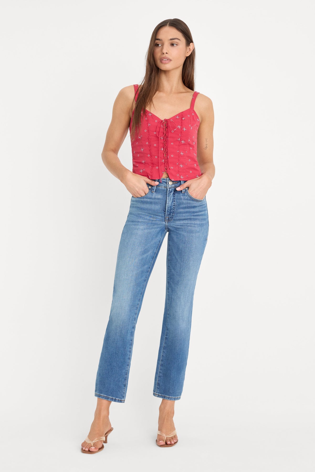 DOLLY JOLEANS STRAIGHT JEANS INDIGO1194