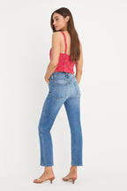 DOLLY JOLEANS STRAIGHT JEANS INDIGO1194