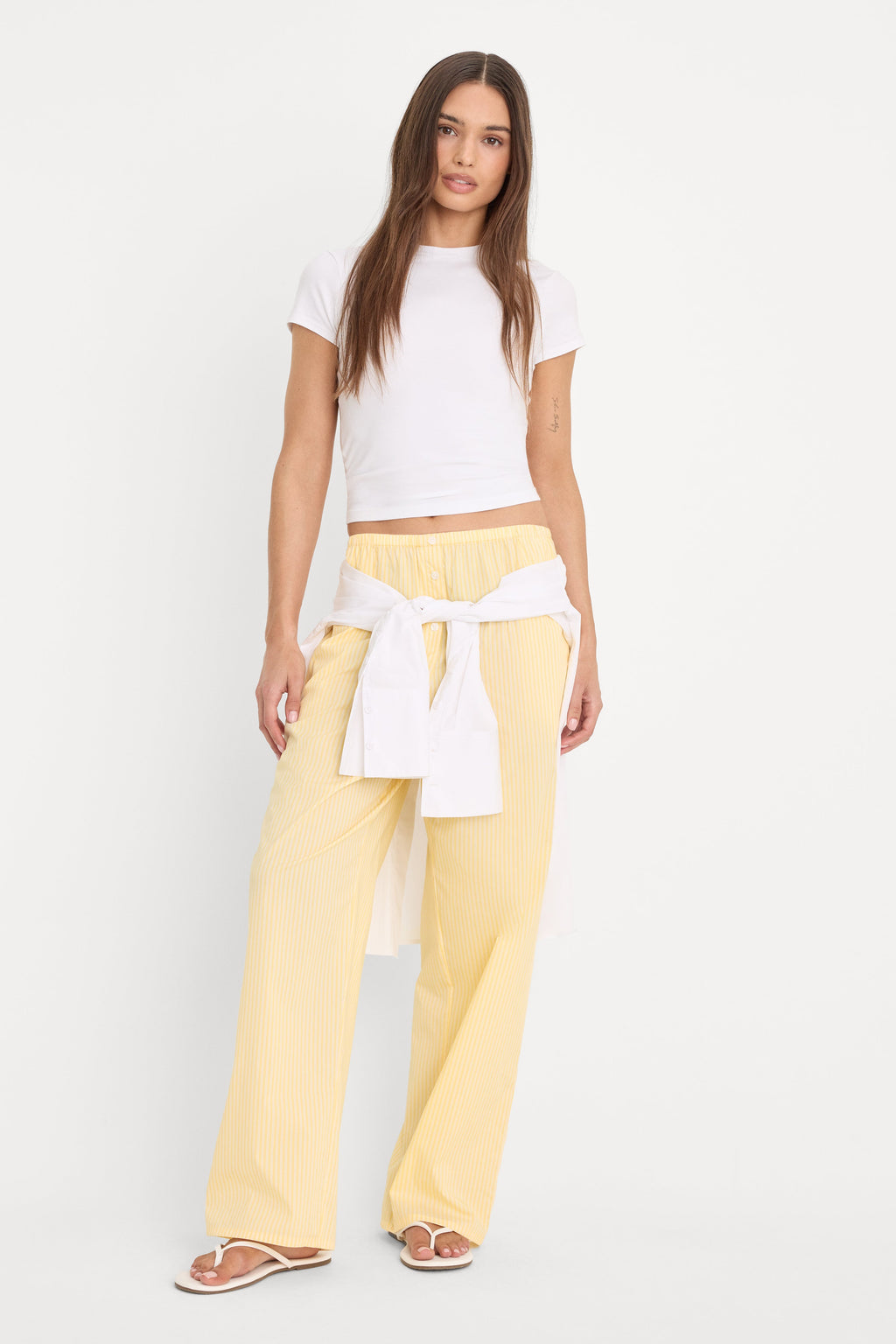 POPLIN PULL ON PANTS BUTTERBEAM STRIPE