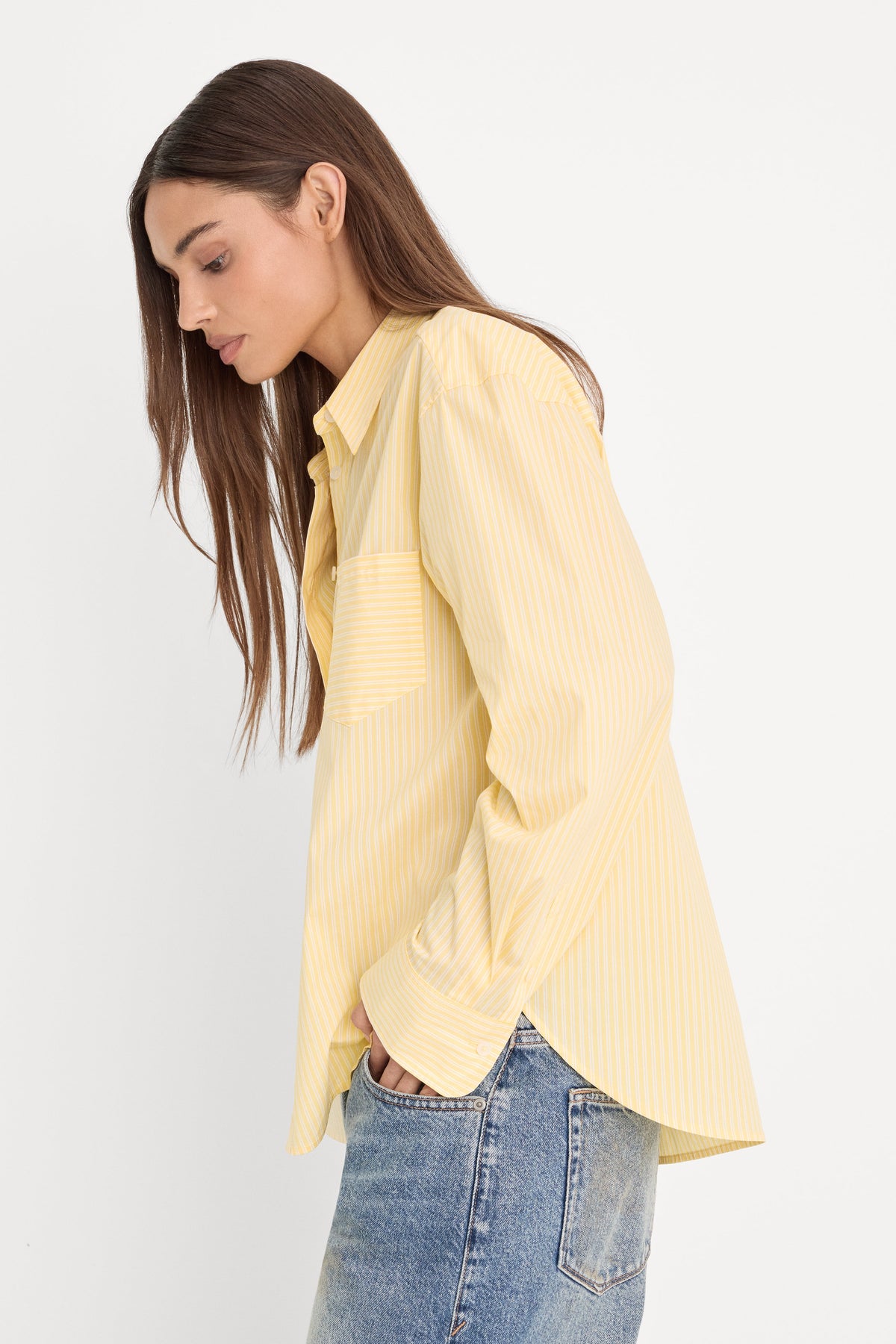 POPLIN CLASSIC BOXY SHIRT BUTTERBEAM STRIPE
