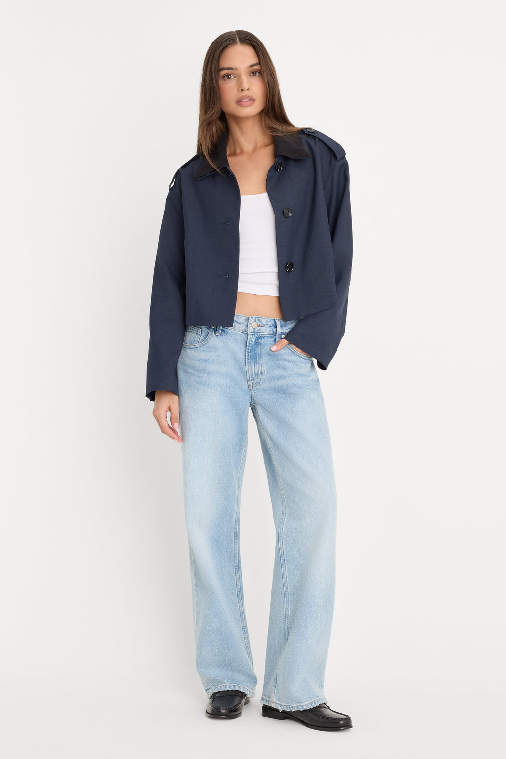 THE SWING JACKET NEW NAVY002