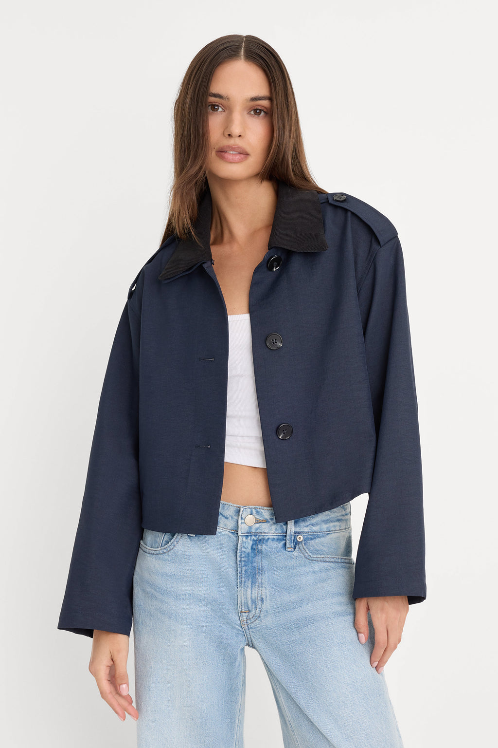 THE SWING JACKET NEW NAVY002