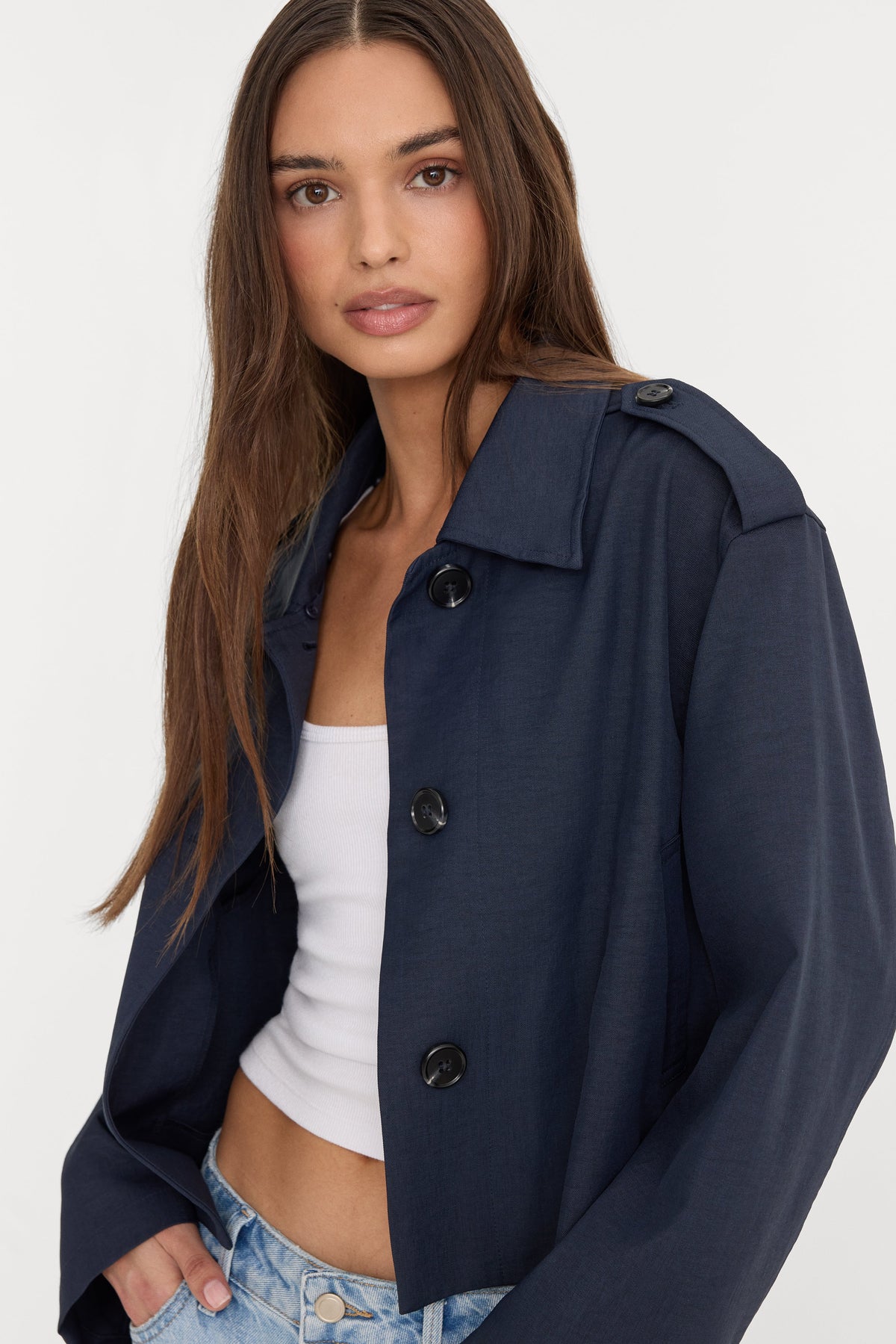 THE SWING JACKET NEW NAVY002