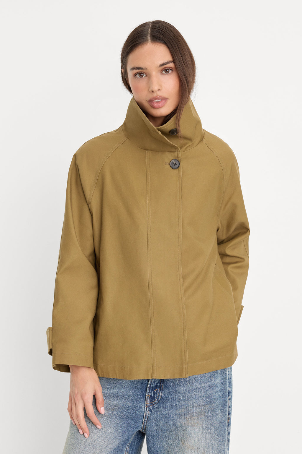 THE FUNNEL NECK TRENCH FATIGUE