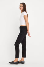 NEVER FADES GOOD LEGS STRAIGHT JEANS BLACK001