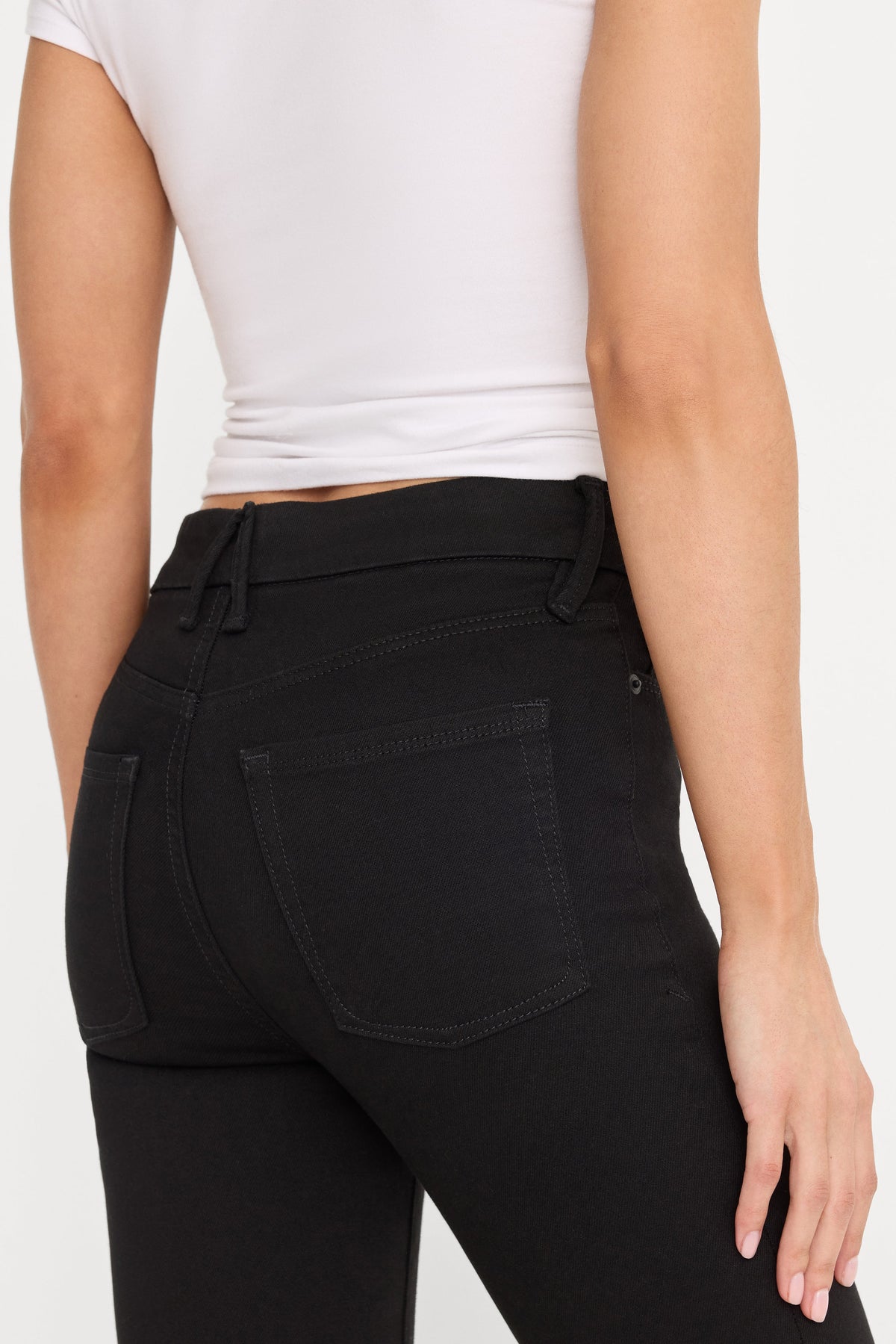 NEVER FADES GOOD LEGS STRAIGHT JEANS BLACK001