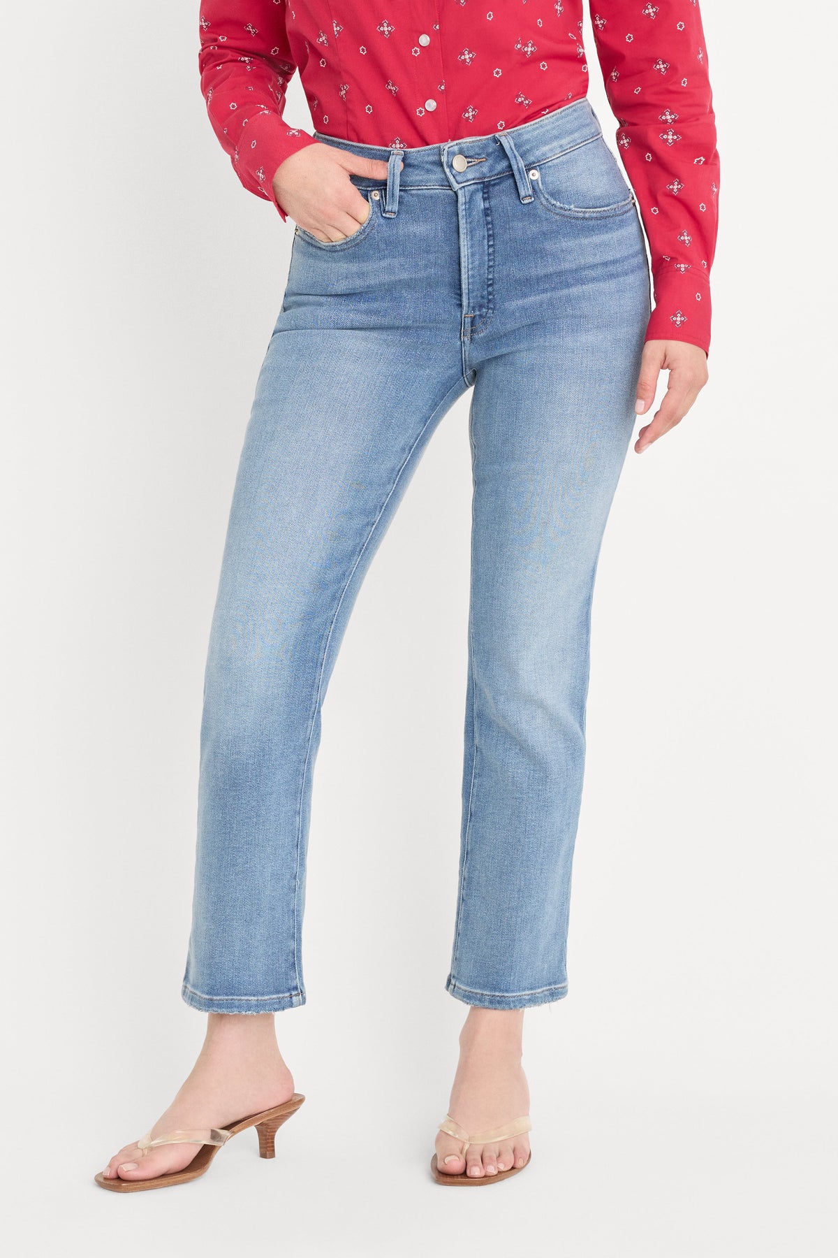 DOLLY JOLEANS PETITE STRAIGHT JEANS INDIGO1195