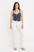 DOLLY JOLEANS PETITE FLARE JEANS VINTAGE WHITE