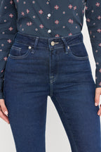 DOLLY JOLEANS PETITE FLARE JEANS INDIGO1193