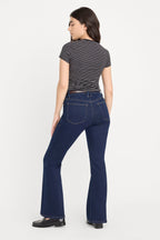 GOOD PETITE FLARE JEANS INDIGO1153