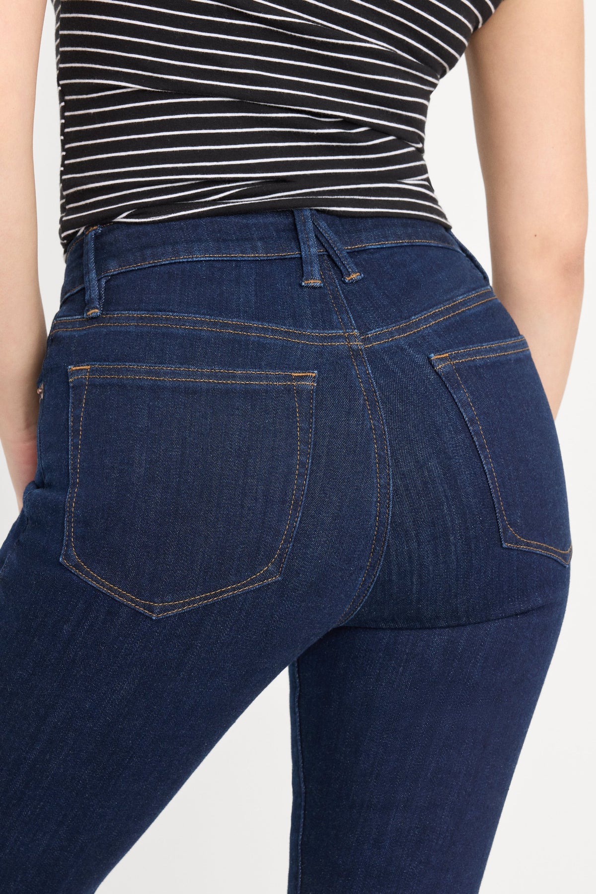 GOOD PETITE FLARE JEANS INDIGO1153