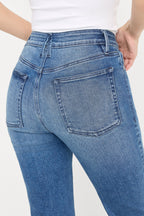 ALWAYS FITS GOOD PETITE FLARE JEANS INDIGO1071