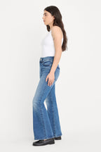 ALWAYS FITS GOOD PETITE FLARE JEANS INDIGO1071
