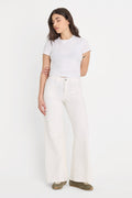 GOOD PETITE PALAZZO JEANS WHITE001