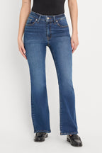 ALWAYS FITS GOOD PETITE BOOTCUT JEANS INDIGO446