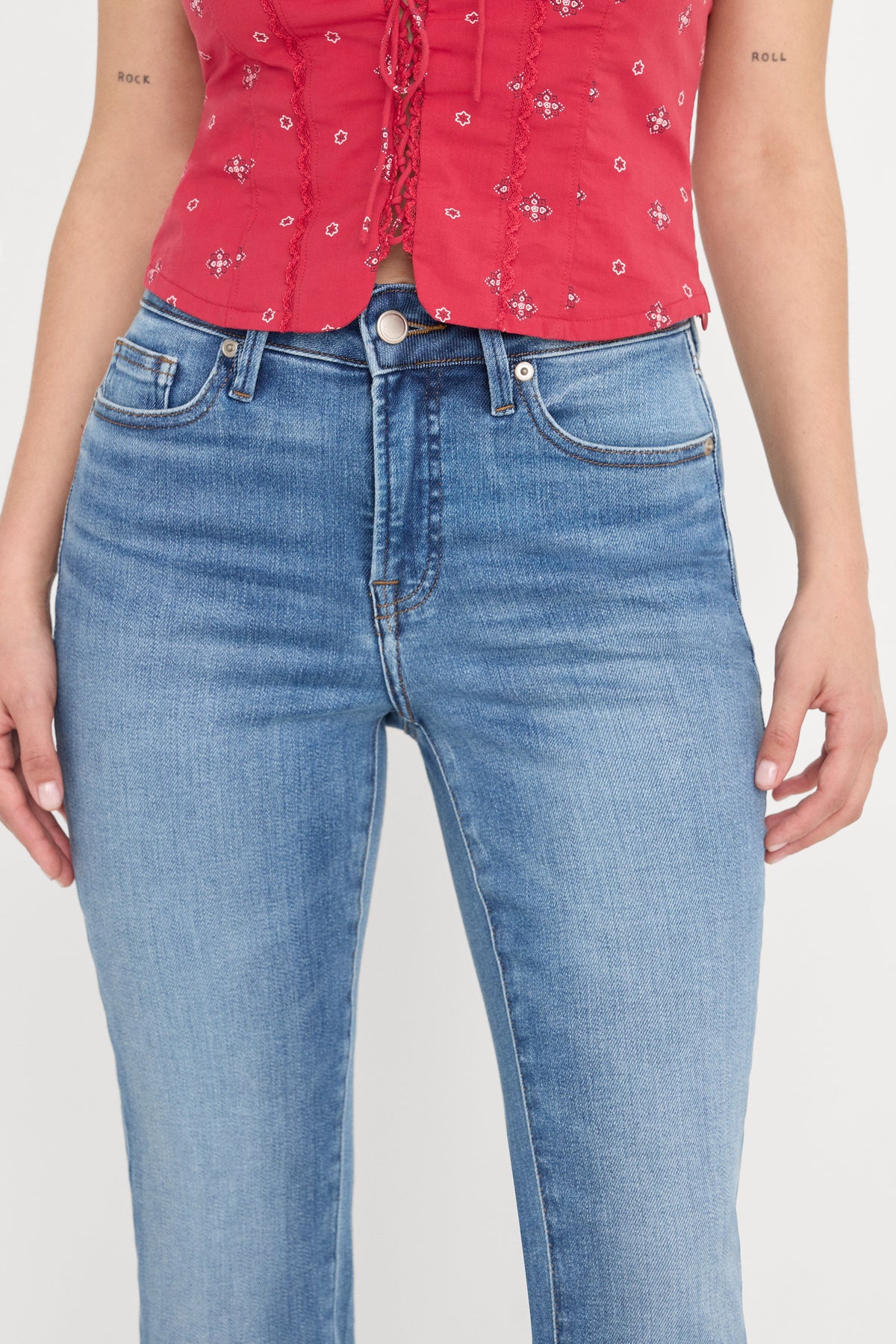 DOLLY JOLEANS PETITE STRAIGHT JEANS INDIGO1194