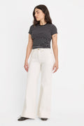 GOOD PETITE PALAZZO JEANS COTTON WHITE