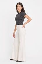 GOOD PETITE PALAZZO JEANS COTTON WHITE