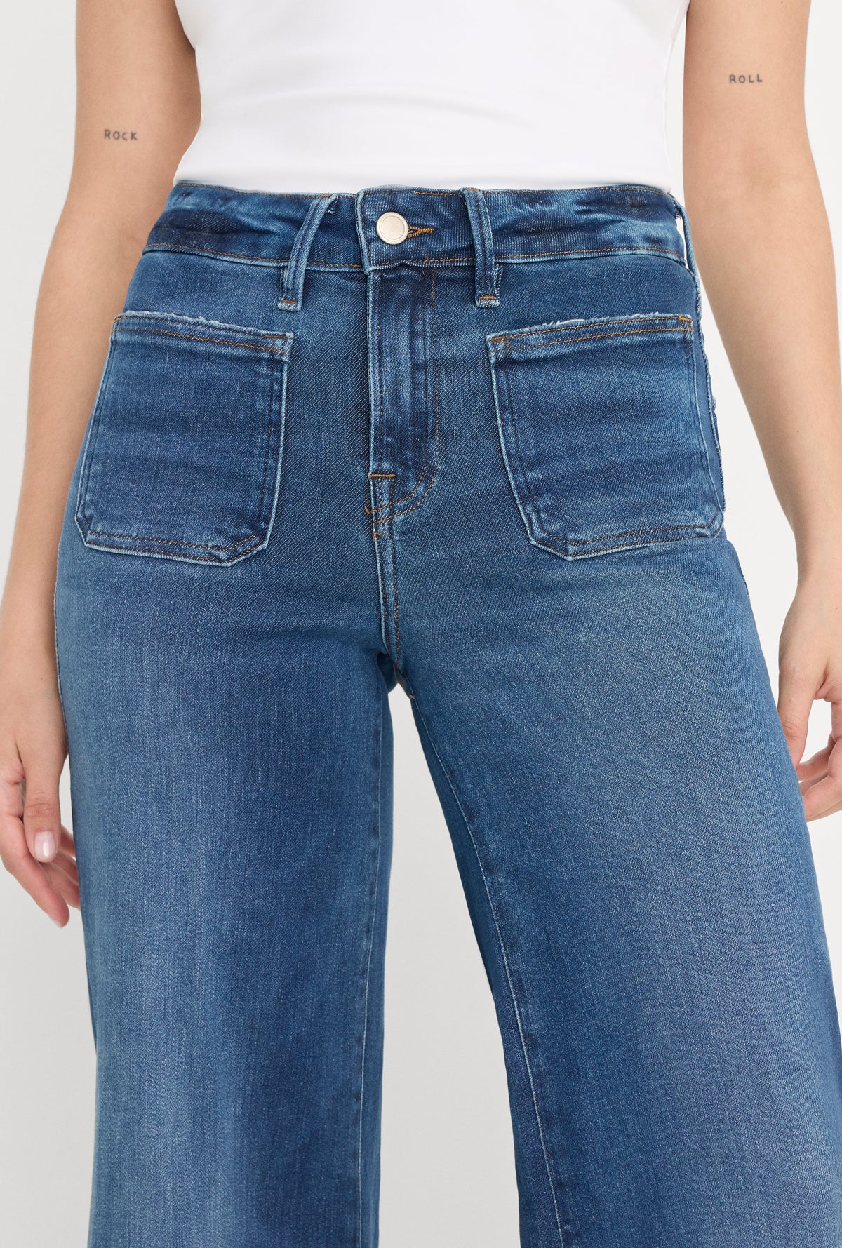 SOFT TECH GOOD PETITE PALAZZO JEANSINDIGO511