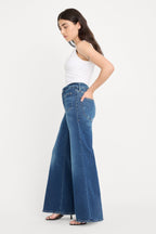 SOFT TECH GOOD PETITE PALAZZO JEANSINDIGO511