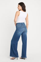 SOFT TECH GOOD PETITE PALAZZO JEANSINDIGO511