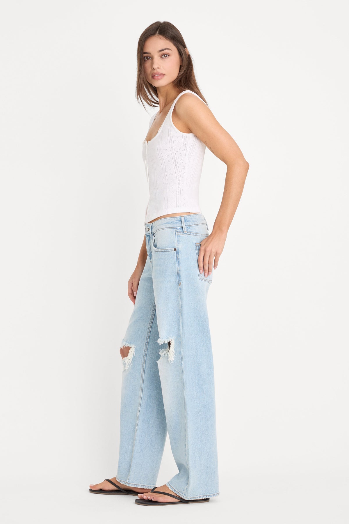 VINTAGE LOW LOOSE JEANS INDIGO1249