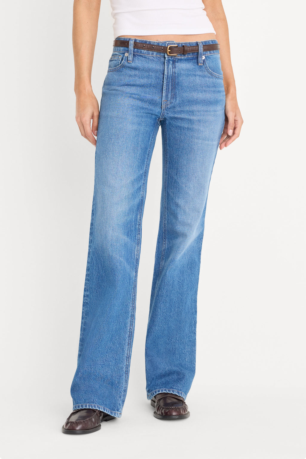 VINTAGE LOW RISE BOOTCUT JEANS INDIGO1222