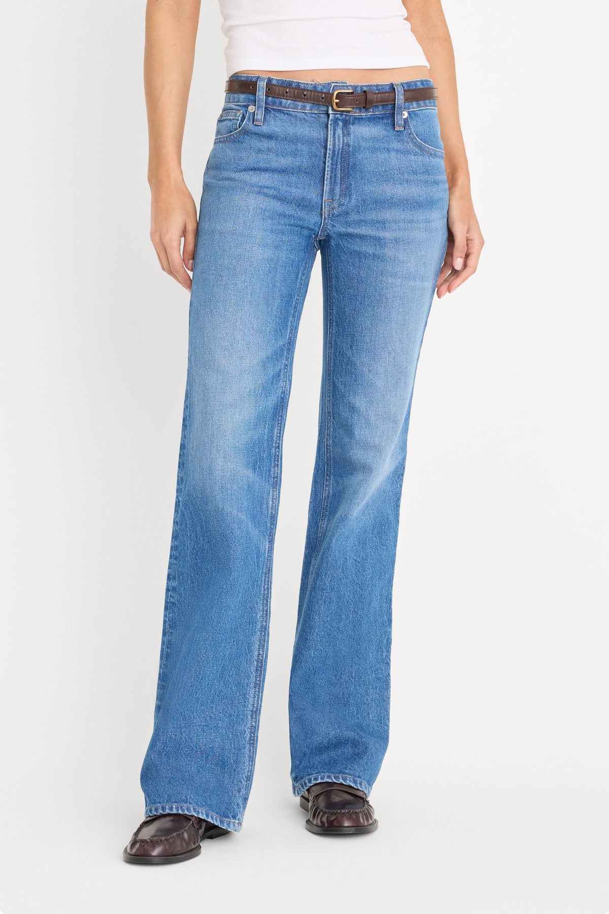 VINTAGE LOW RISE BOOTCUT JEANS INDIGO1222