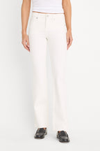 GOOD LOW RISE BOOTCUT JEANS WHITE001